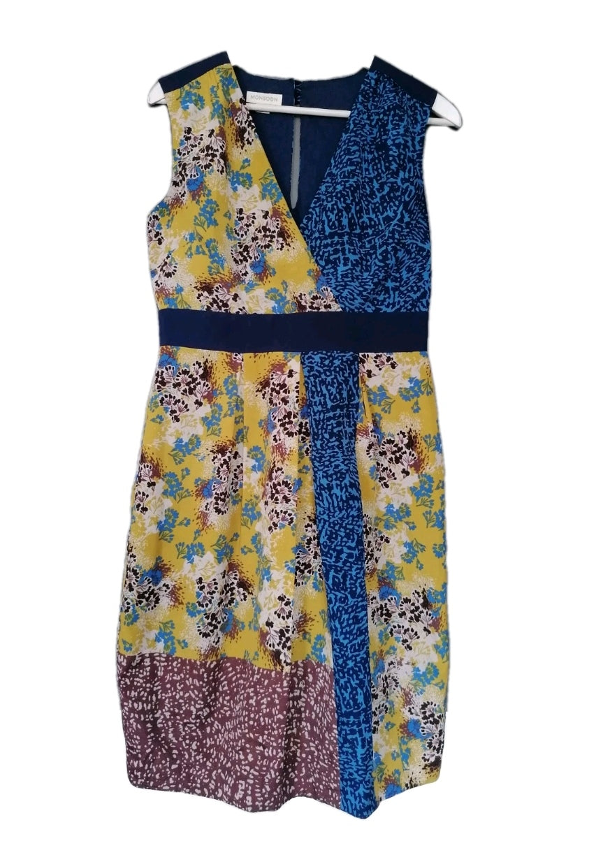 Ladies Monsoon multi color summer dress UK 10