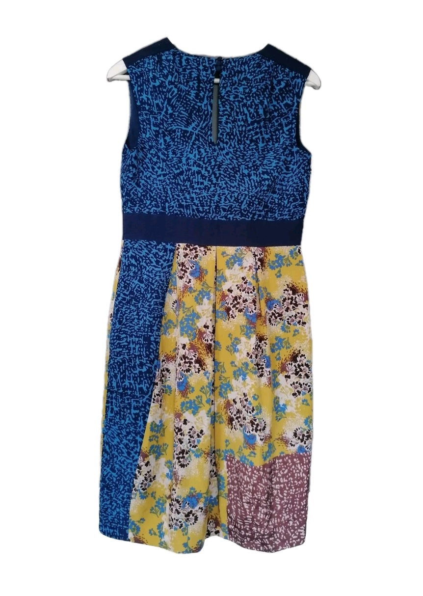 Ladies Monsoon multi color summer dress UK 10
