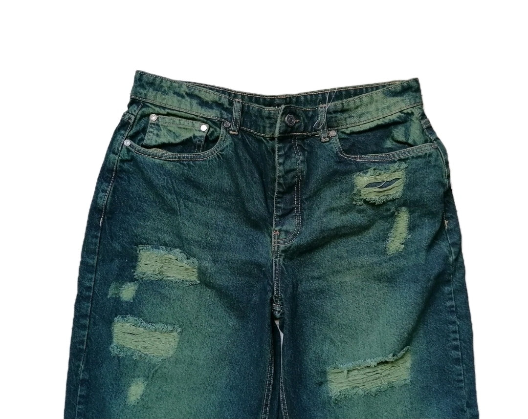 Men rip style regular fit jeans W36 L35