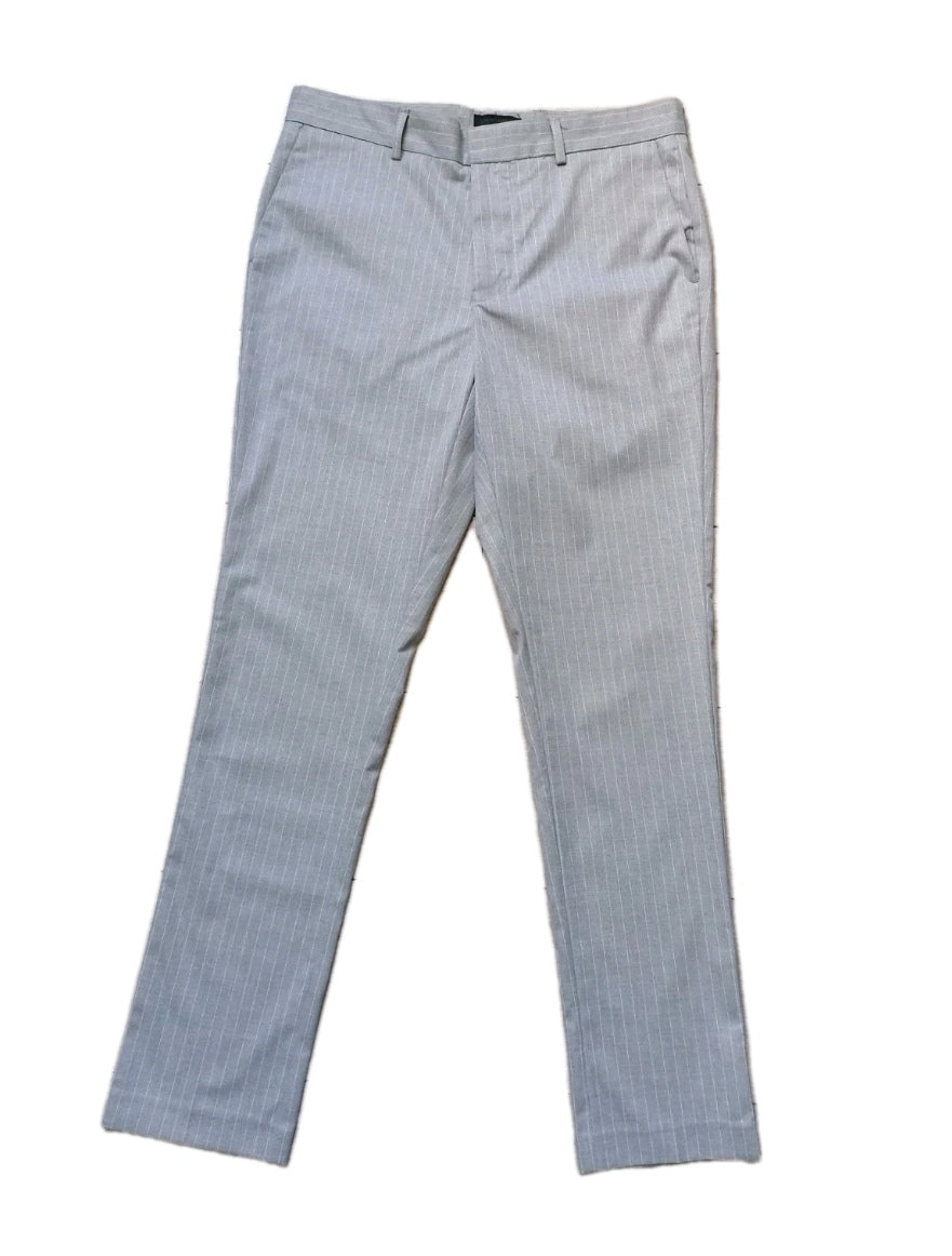 Men New look grey pinstripe formal trouser W32 L31