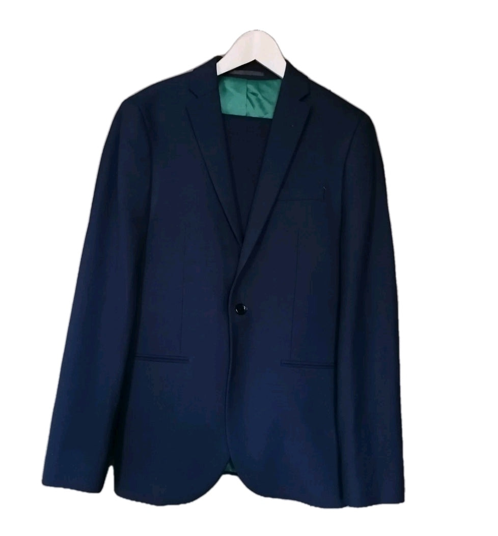Men Next blue 2 piece suit 38R/32S