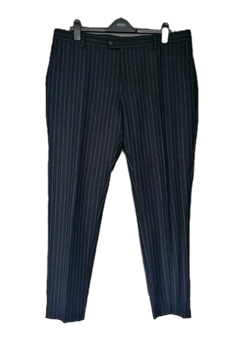 Men Next navy blue pinstripe 2 piece suit 42R/38S