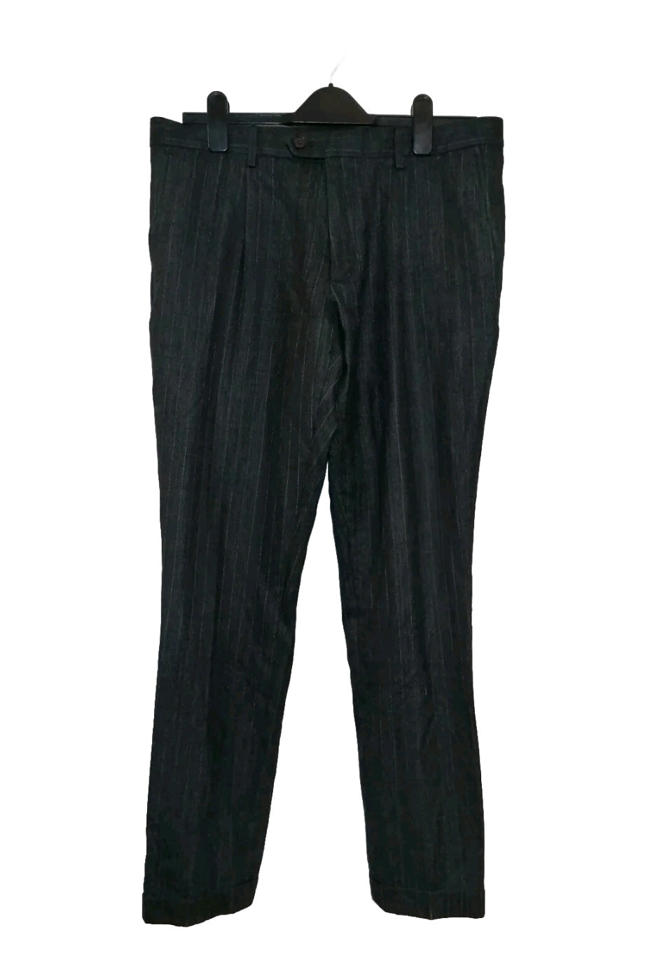 Men Next grey pinstrpe cropped fit 2 piece suit 38R/34R