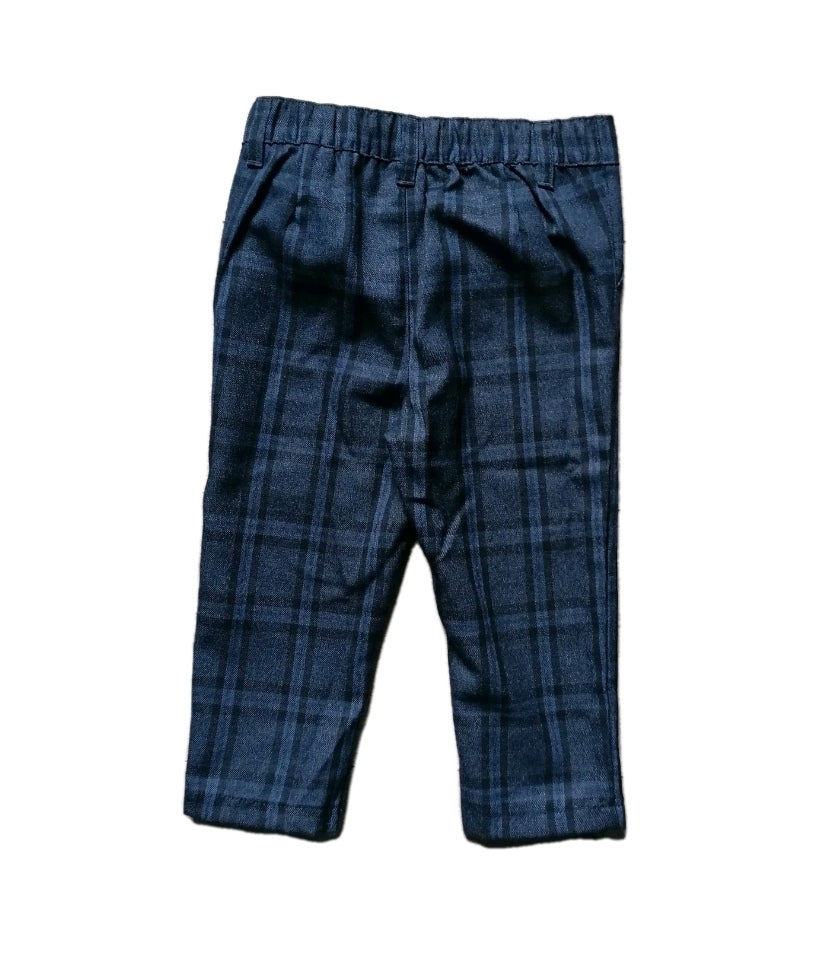 Baby boy Next  next navy blue check 12-18 months