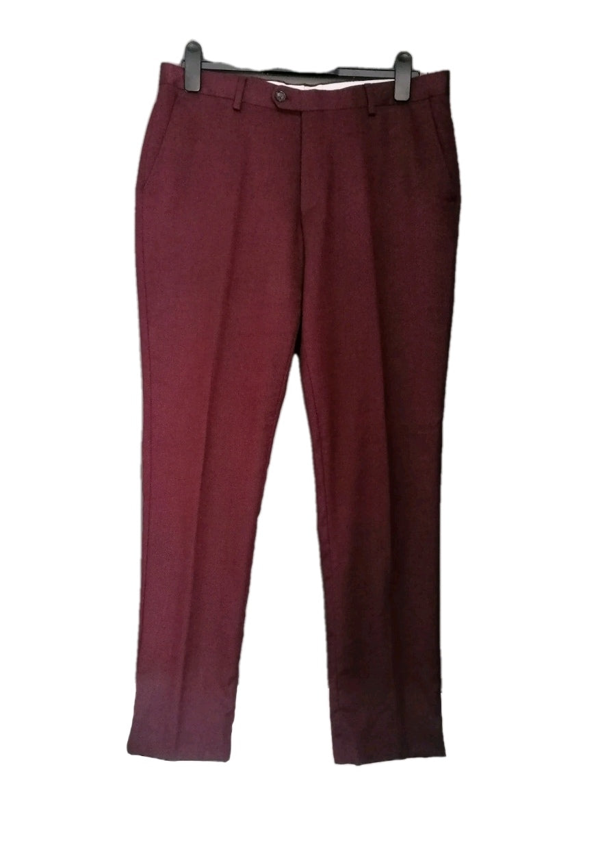 Men Next burgundy 2 piece suit outfit 40R/34R