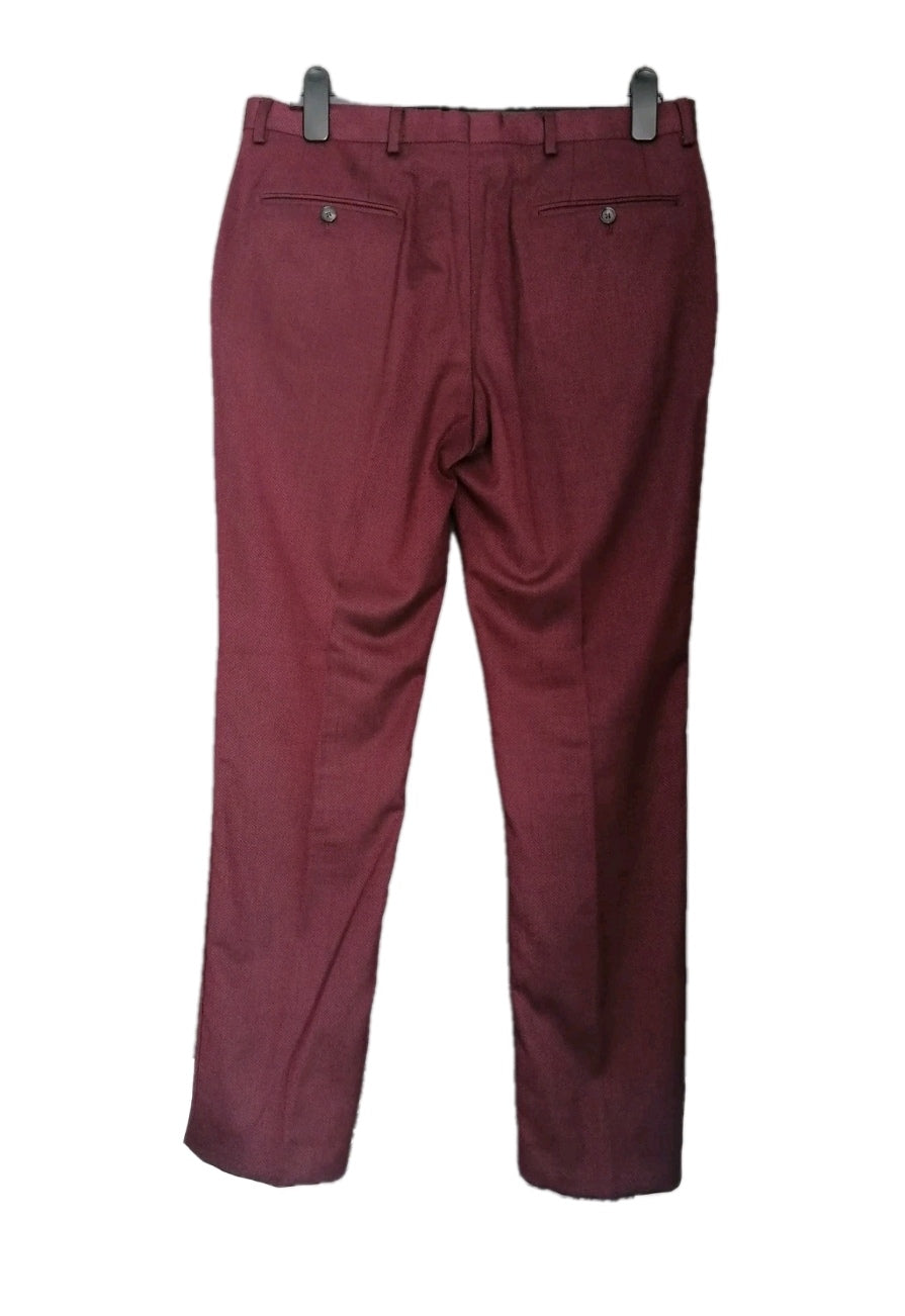 Men Next burgundy 2 piece suit outfit 40R/34R