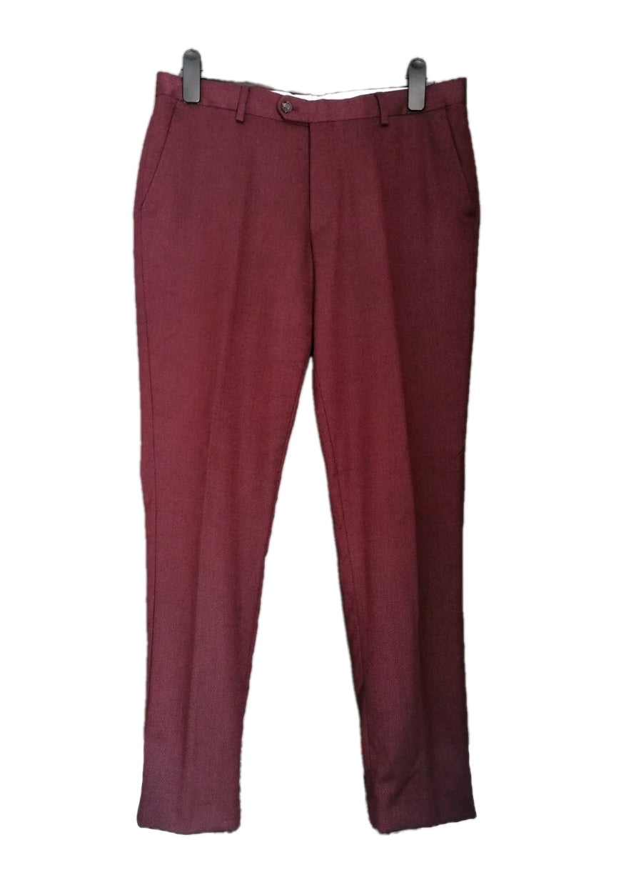 Men Next burgundy 2 piece suit outfit 40R/34R