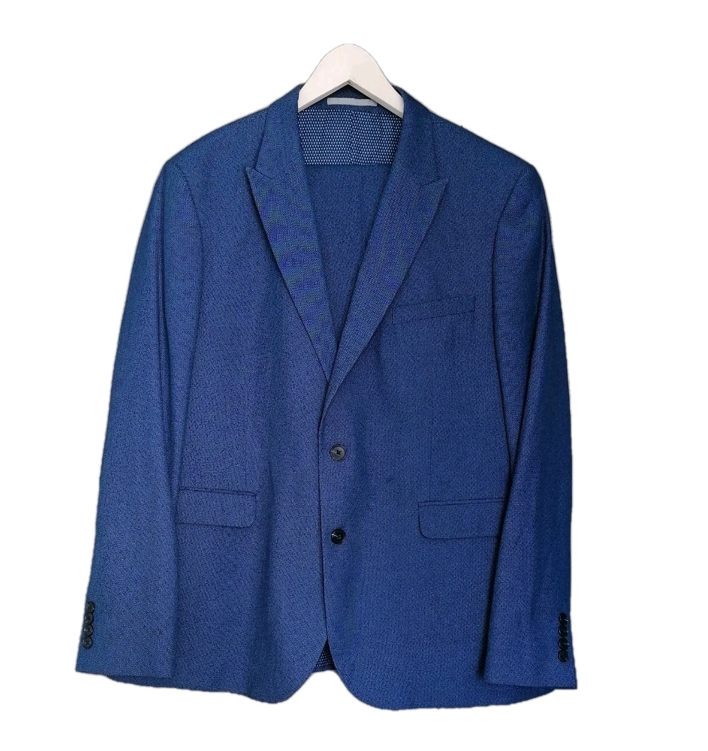 Men Burton blue 2 piece suit 48R/40R