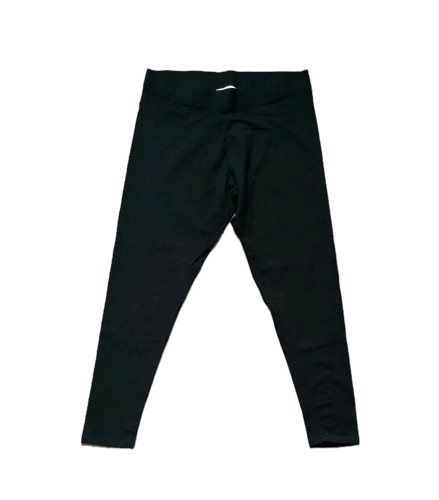 2 x ladies black leggings, Large