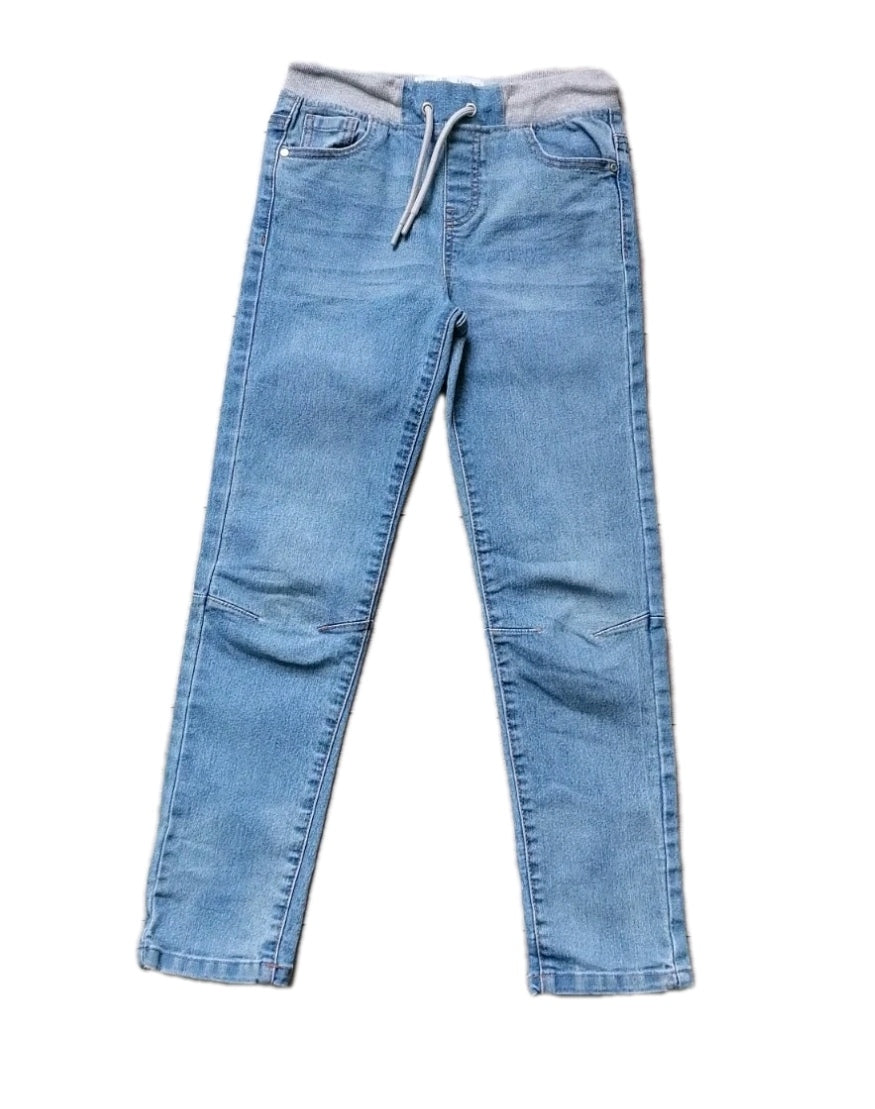 Boys slim fit drawstring jeans 9-10 years