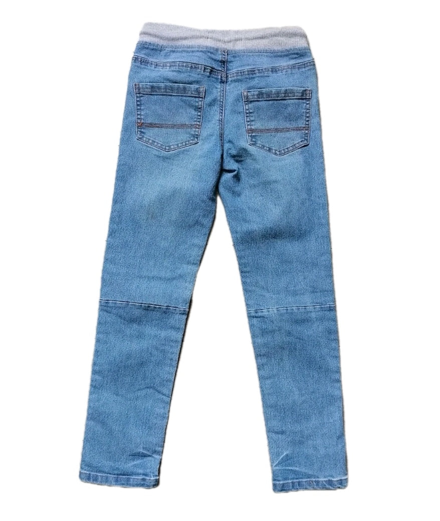 Boys slim fit drawstring jeans 9-10 years