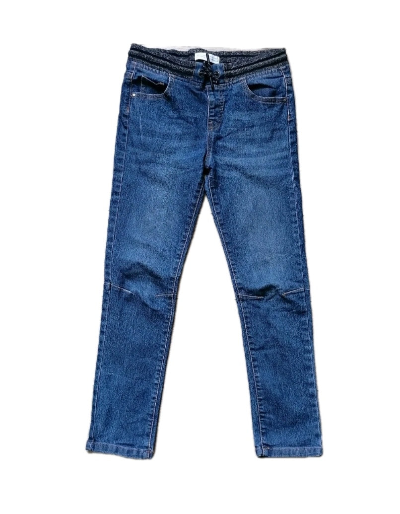 Boys slim fit drawstring jeans 9-10 years