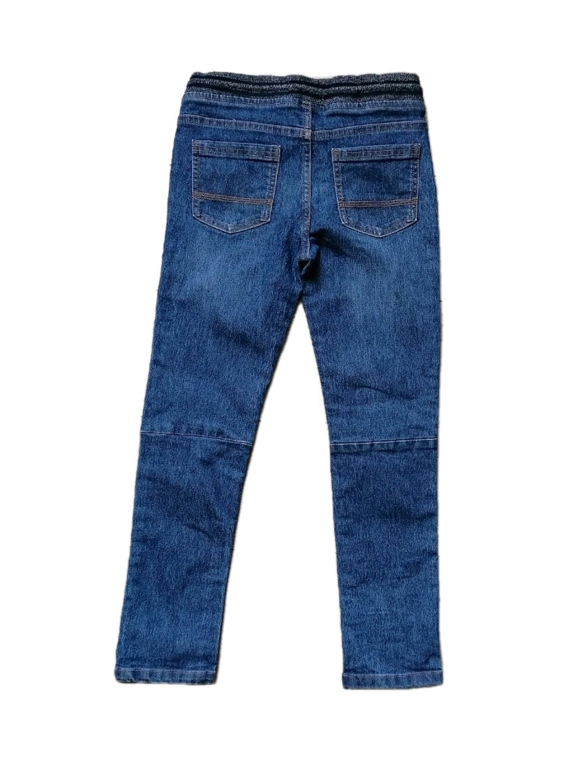 Boys slim fit drawstring jeans 9-10 years