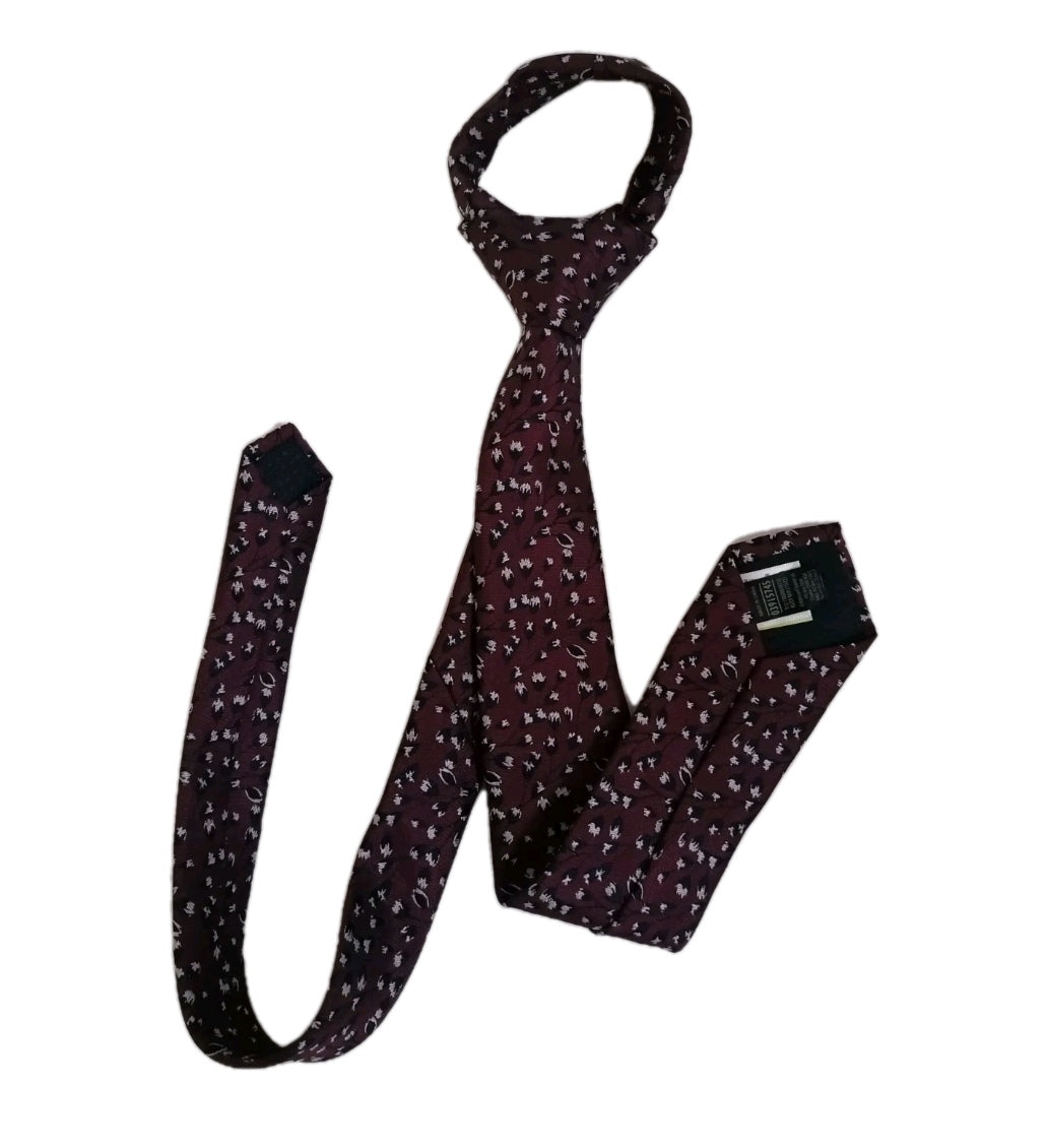 Men Next burgundy/navy tie