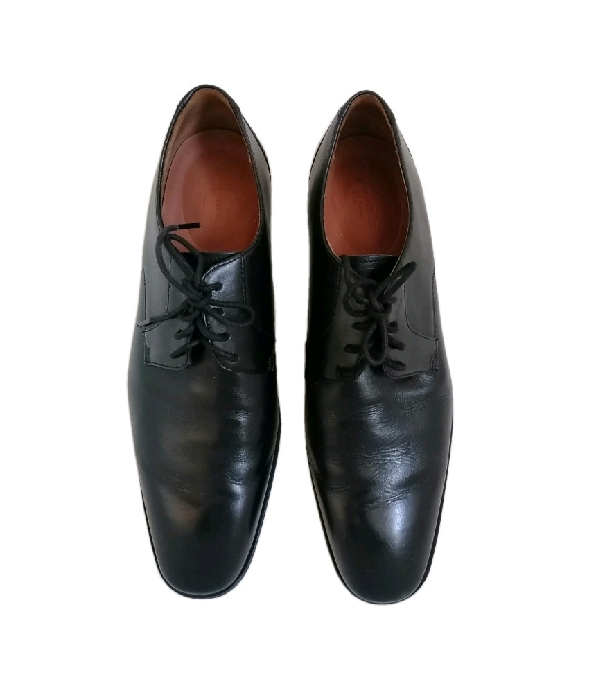 Men Clarks black lace up formal shoe UK 12