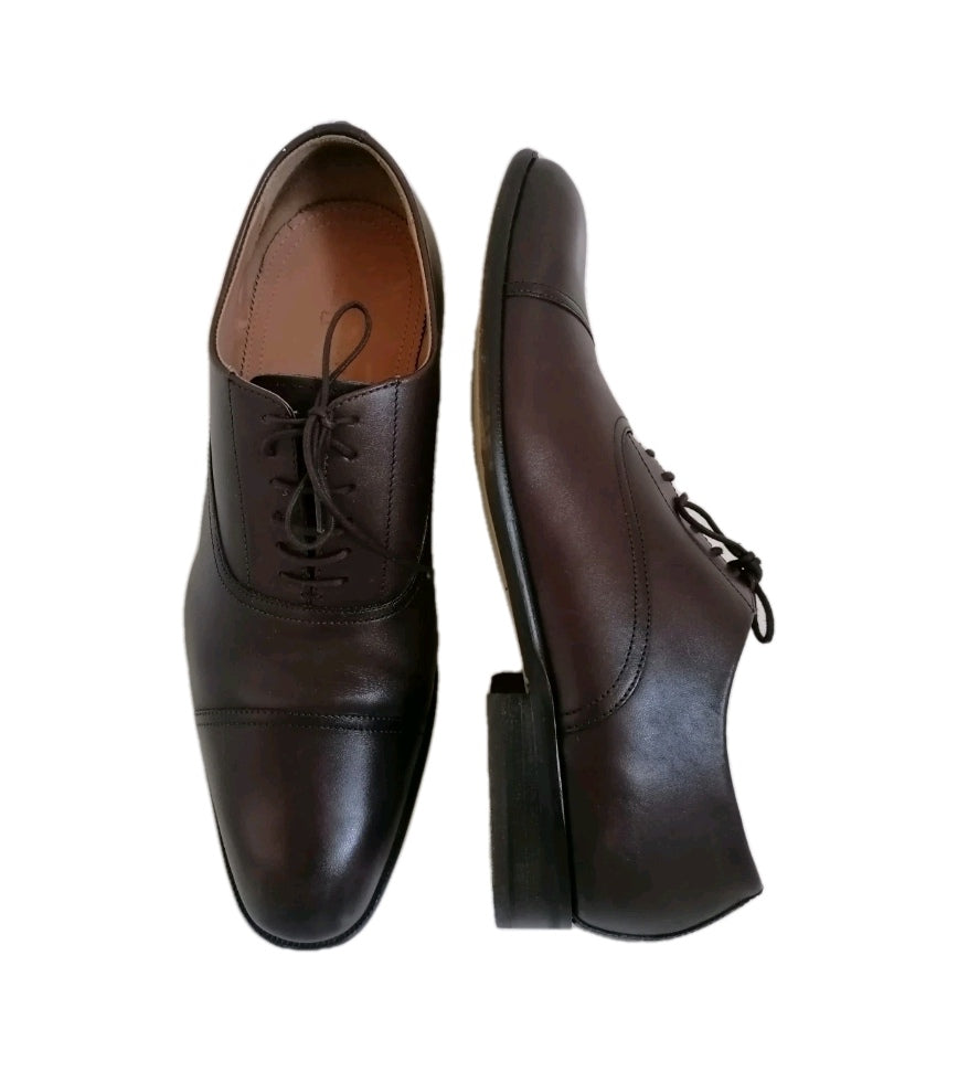 Men M&S brown lace up formal shoe UK 11