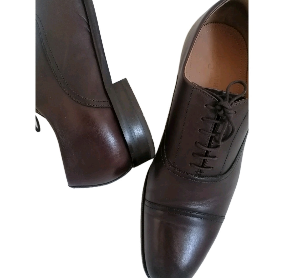 Men M&S brown lace up formal shoe UK 11