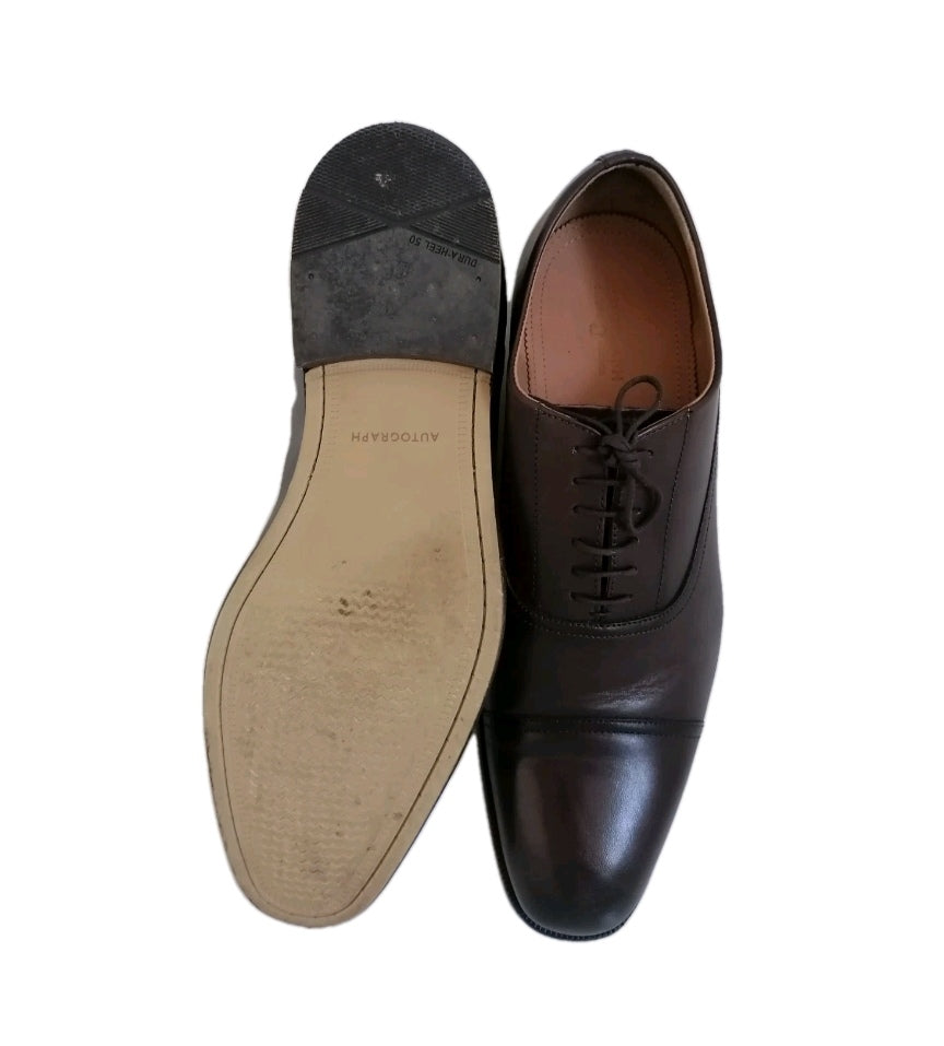 Men M&S brown lace up formal shoe UK 11