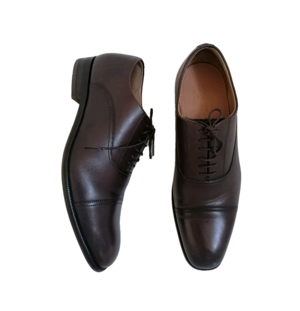 Men M&S brown lace up formal shoe UK 11