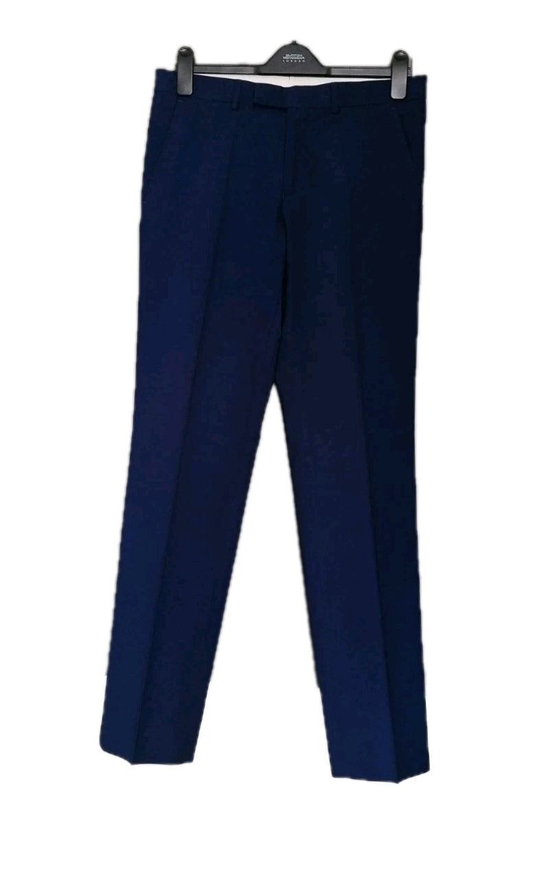 Men navy blue 2 piece slim fit suit 38L/32L