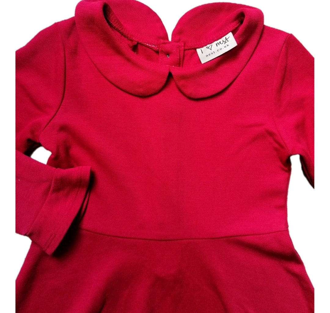 Girls Next red long leave dress 2-3 years