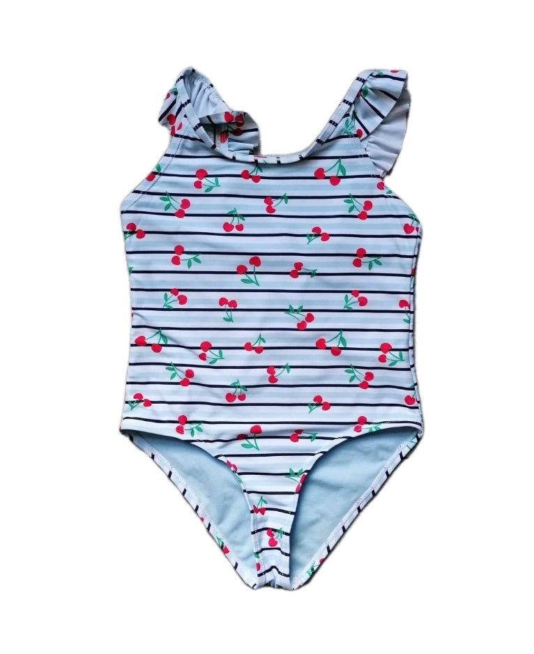 Girls blue mix swimwear 7-8y