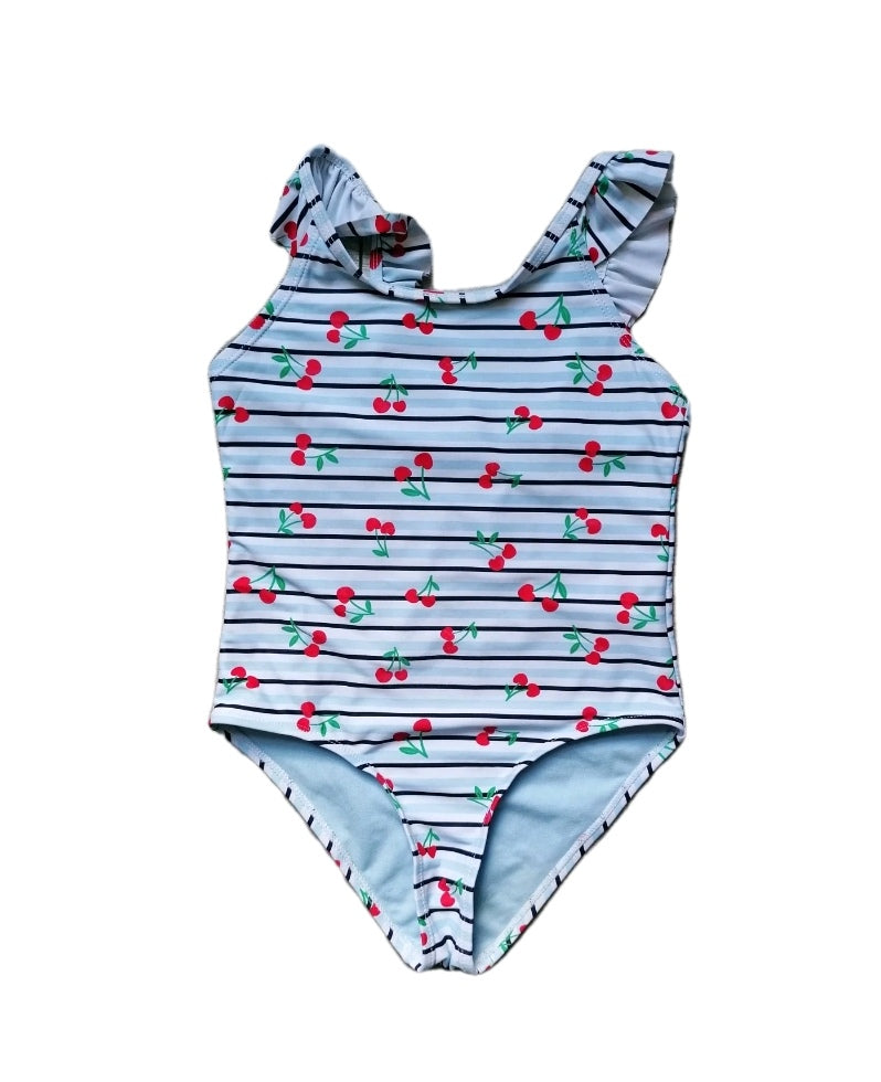 Girls blue mix swimwear 7-8y