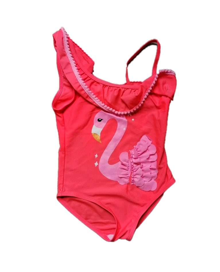 Girls orange color swimwear 3-4 years