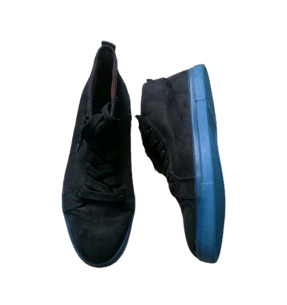 Men Zara black lace up trainers UK 7