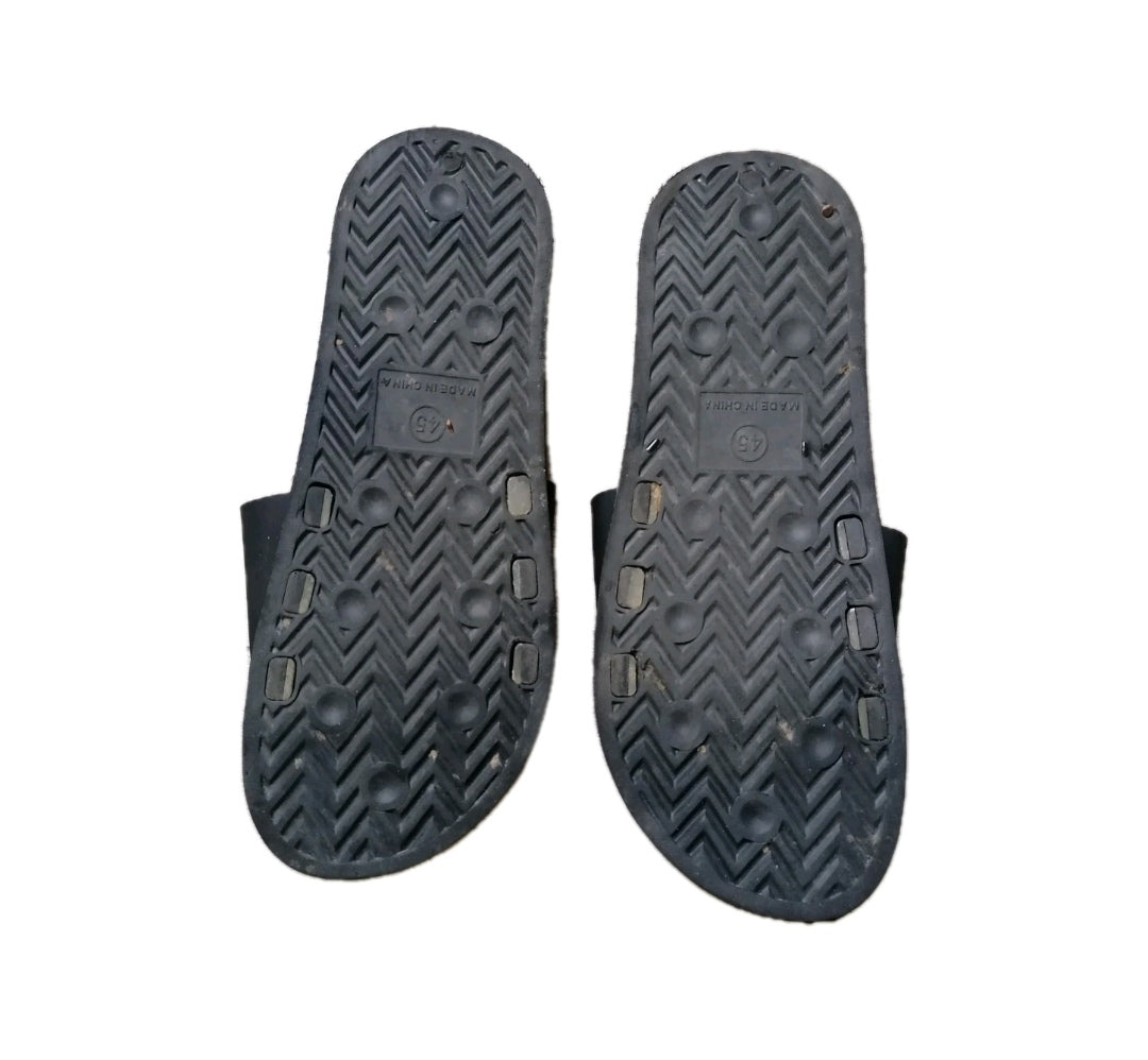 Men spiderman black slider slippers UK 11