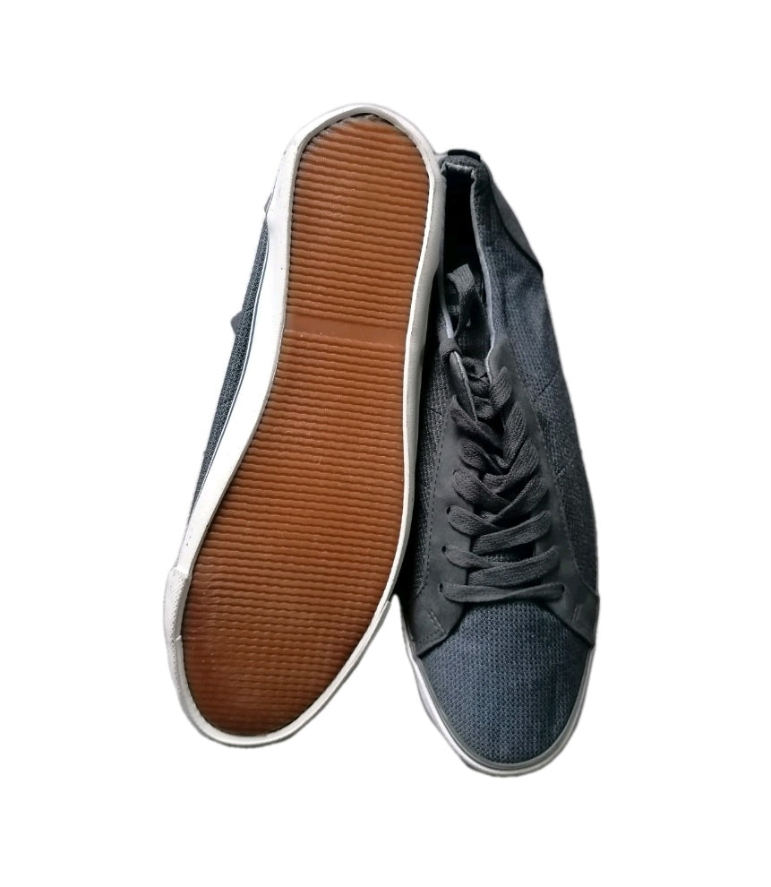 Older boys Burton grey lace up trainers shoe UK 6