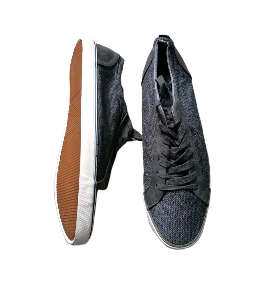 Older boys Burton grey lace up trainers shoe UK 6