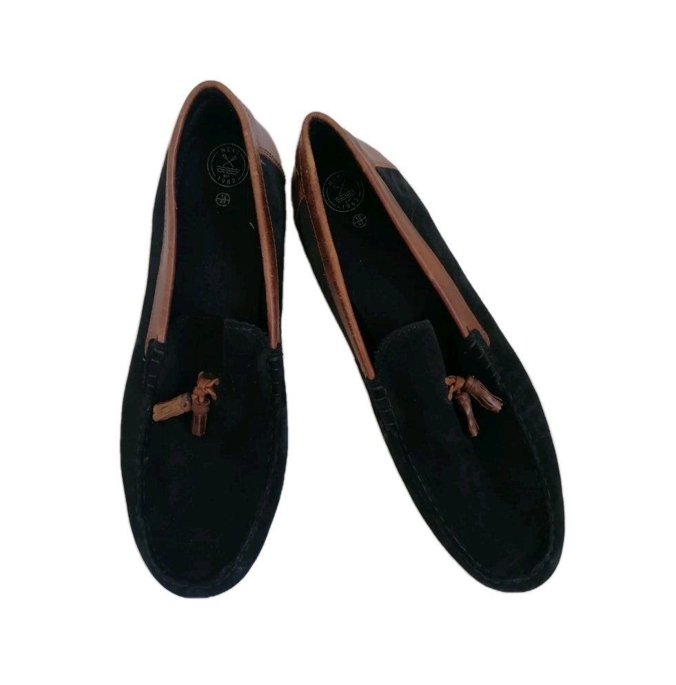 Man Next navy blue loafers shoe UK 12