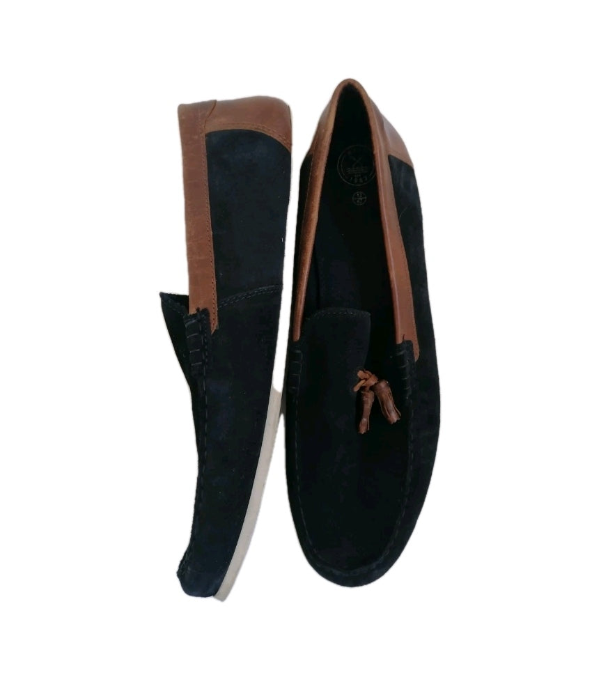 Man Next navy blue loafers shoe UK 12