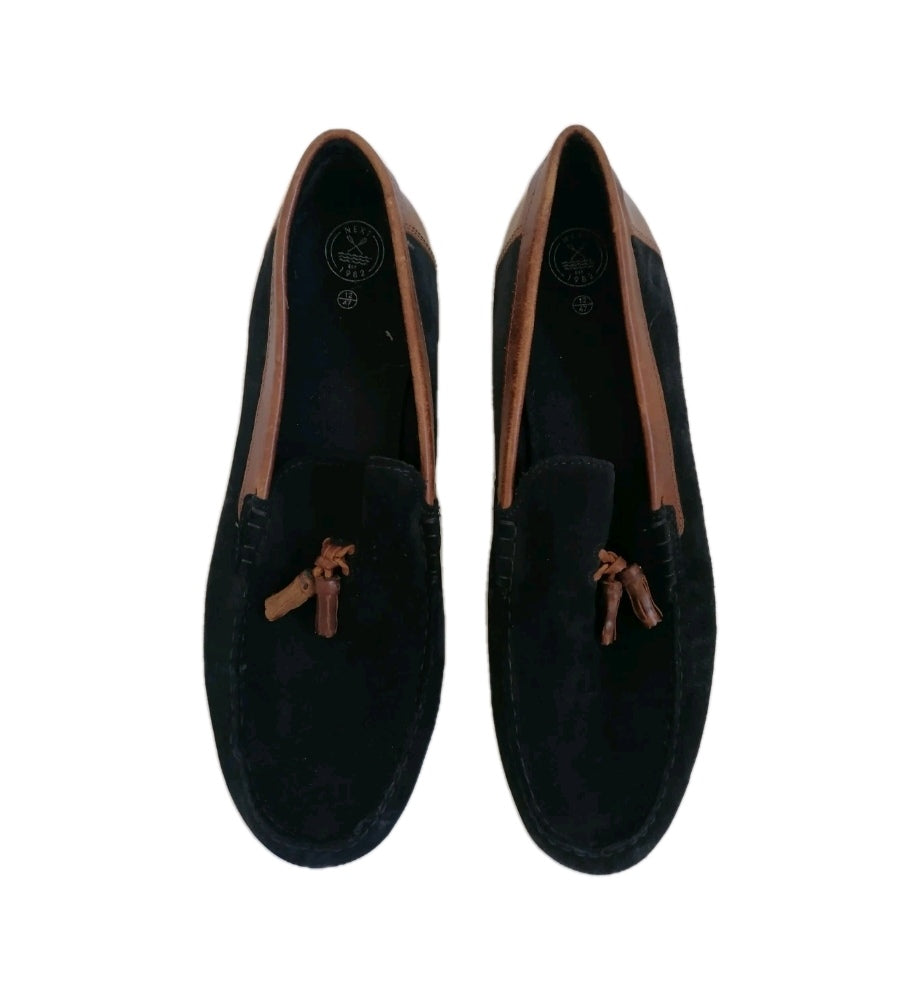 Man Next navy blue loafers shoe UK 12
