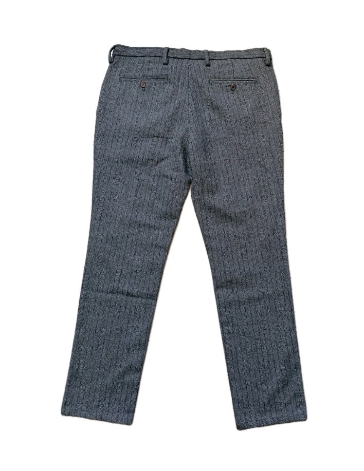 Men Next grey tweed skinny formal trouser W36 L31