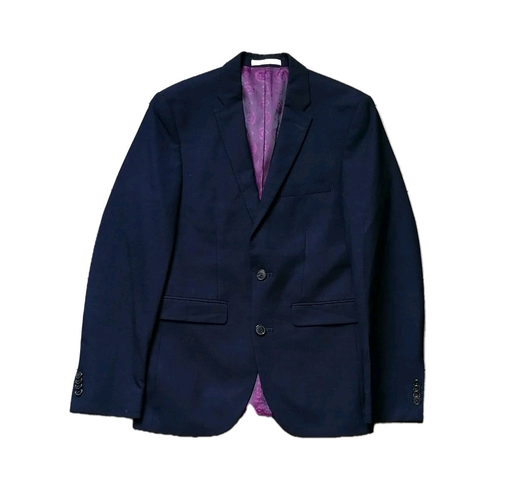 Men Burton navy blue 2 piece suit 36R/30R