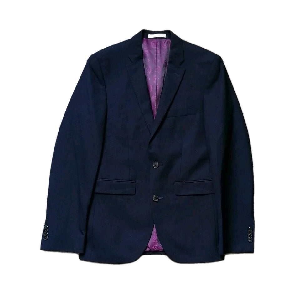 Men Burton navy blue 2 piece suit 36R/30R
