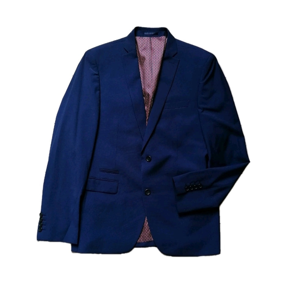 Men Next blue 2 piece slim fit suit 42L/36L