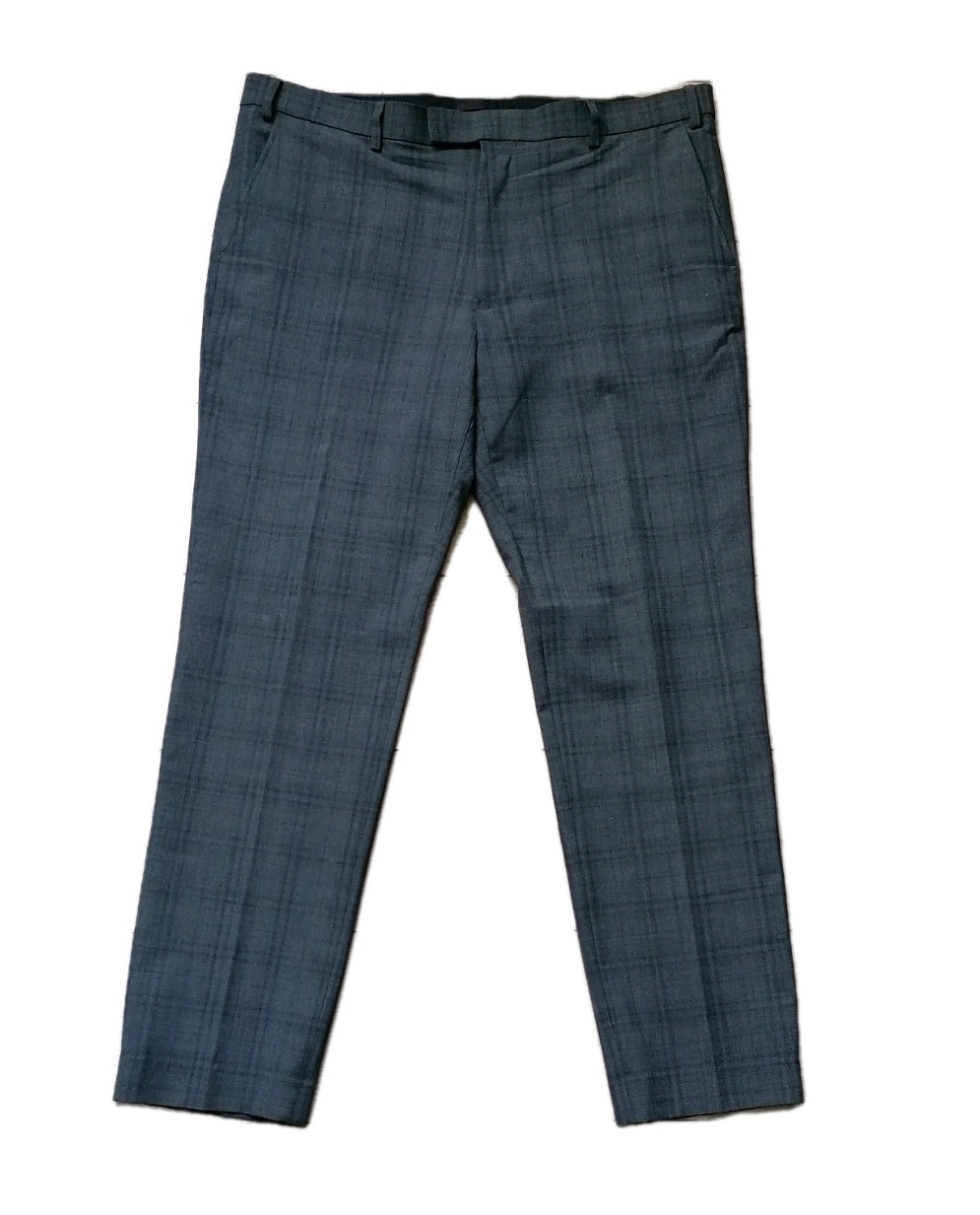 Men M&S grey check tailored fit 2 piece suit 44R/38R