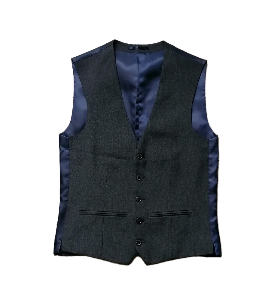 Men Next grey slim fit 3 piece suit 36R/30R/36R
