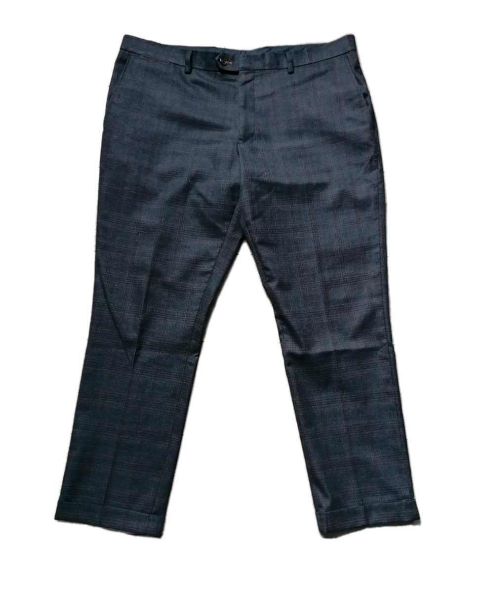Men Next grey check slim fit 3 piece suit 44S/38S/44R