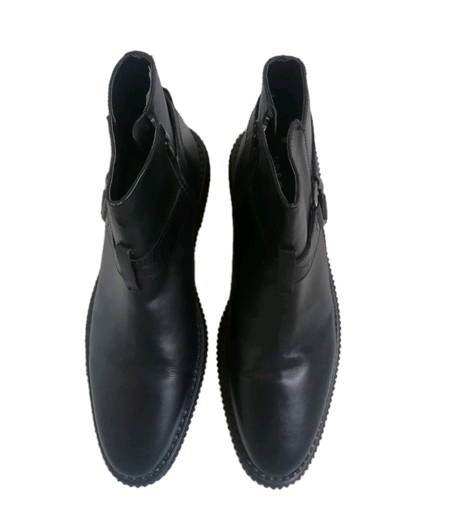Men Topman black ankle boot UK 11