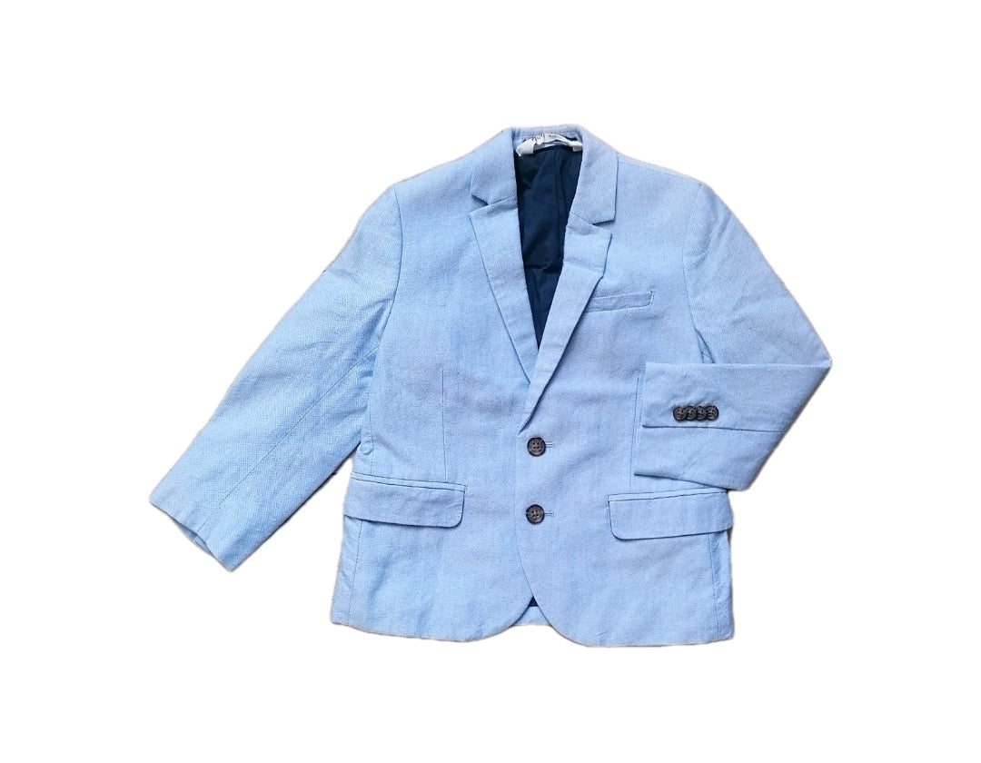Boys H&M pale blue 2 piece suit 4-5 years