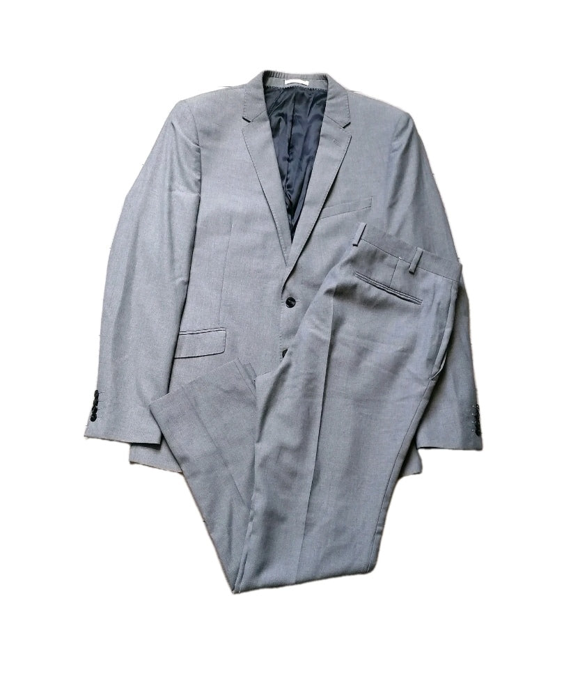 Men grey 2 piece suit 42L/38L