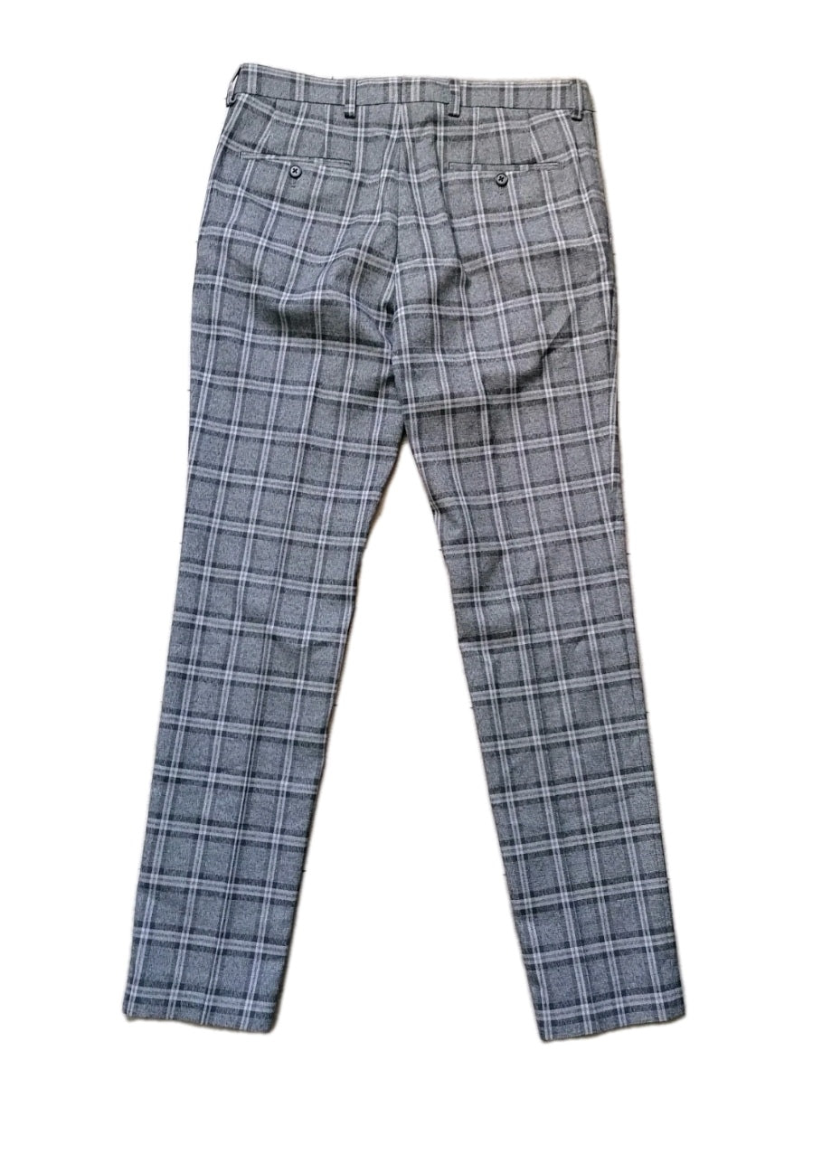 Men Next grey skinny formal trouser W32 L33