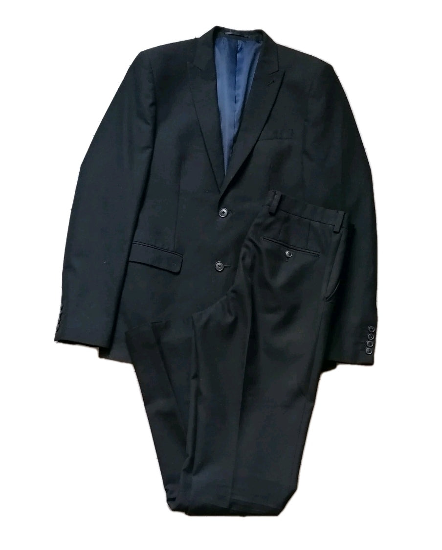 Men Next black 2 piece slim fit suit 38L32L