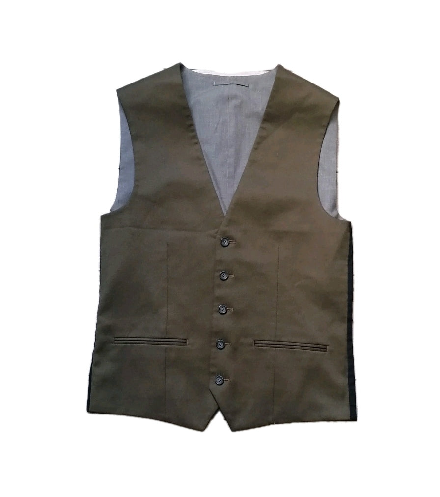 Men Next khaki slim fit waistcoat 36R