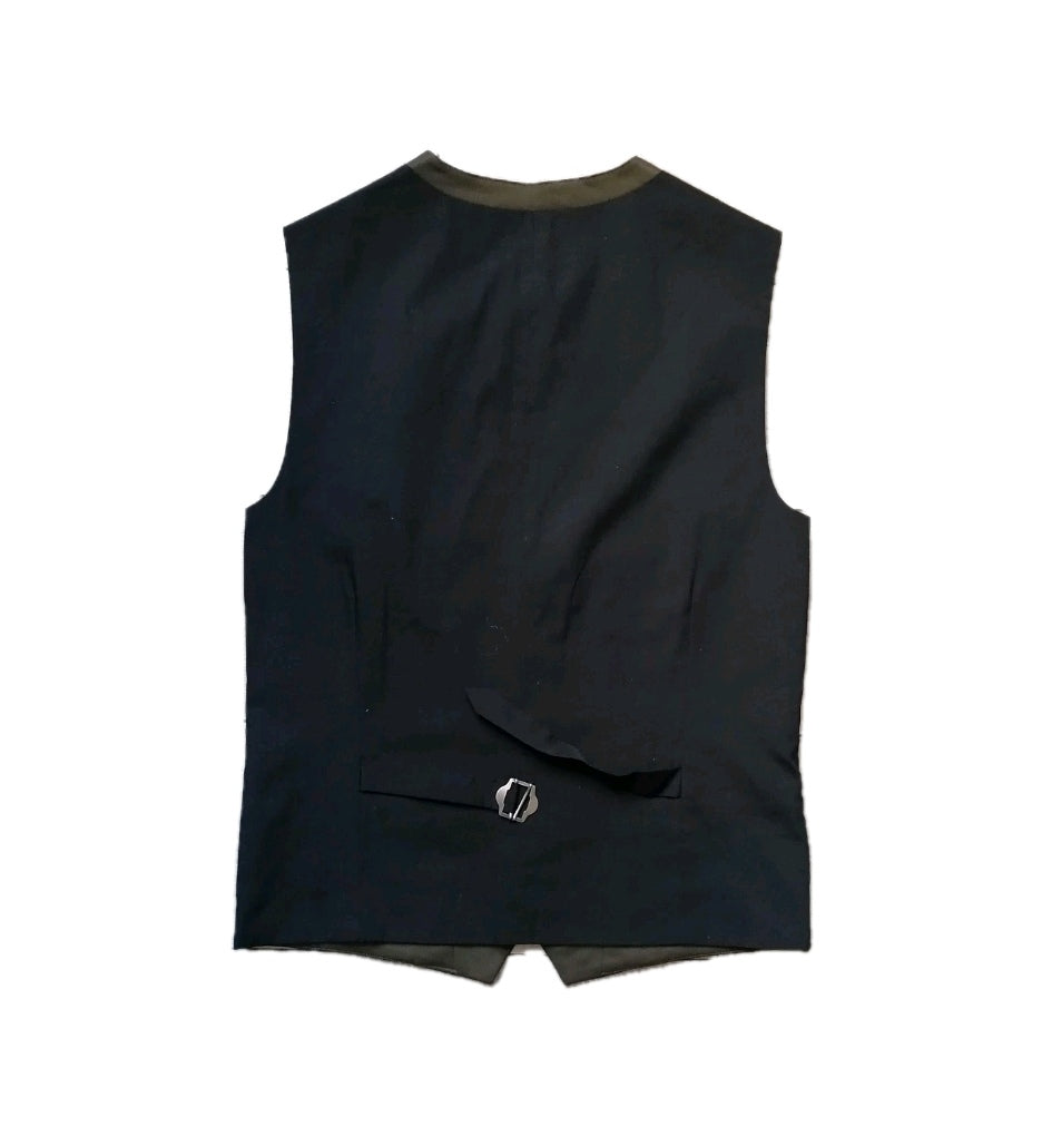 Men Next khaki slim fit waistcoat 36R