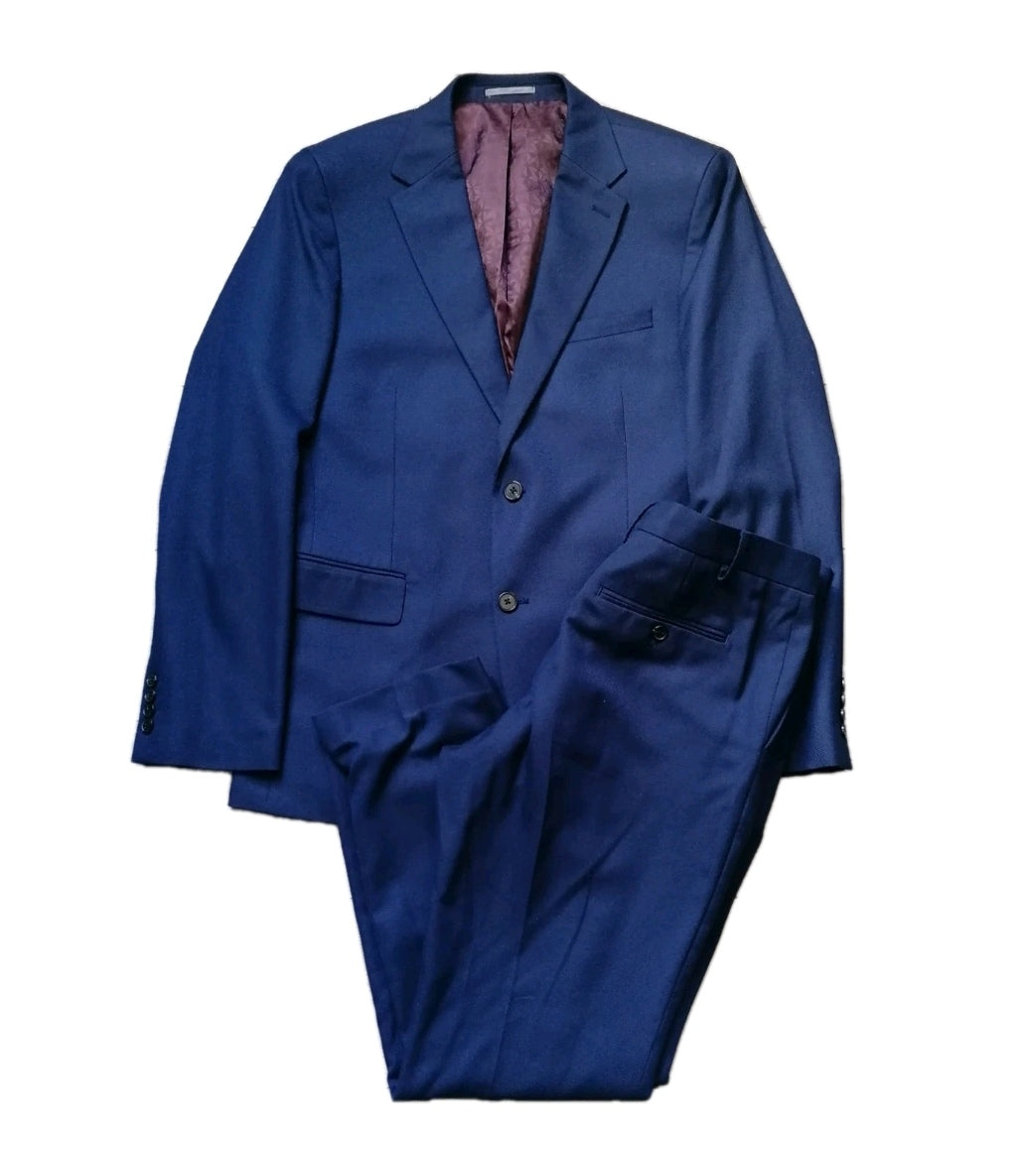 Men Next blue 2 piece slim fit suit 42R/34R